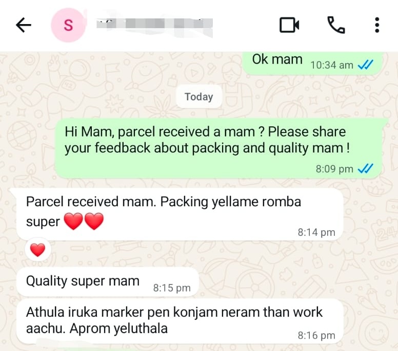 Customer review