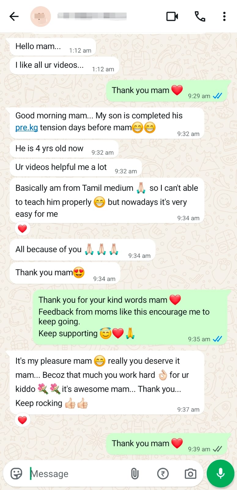 Customer review