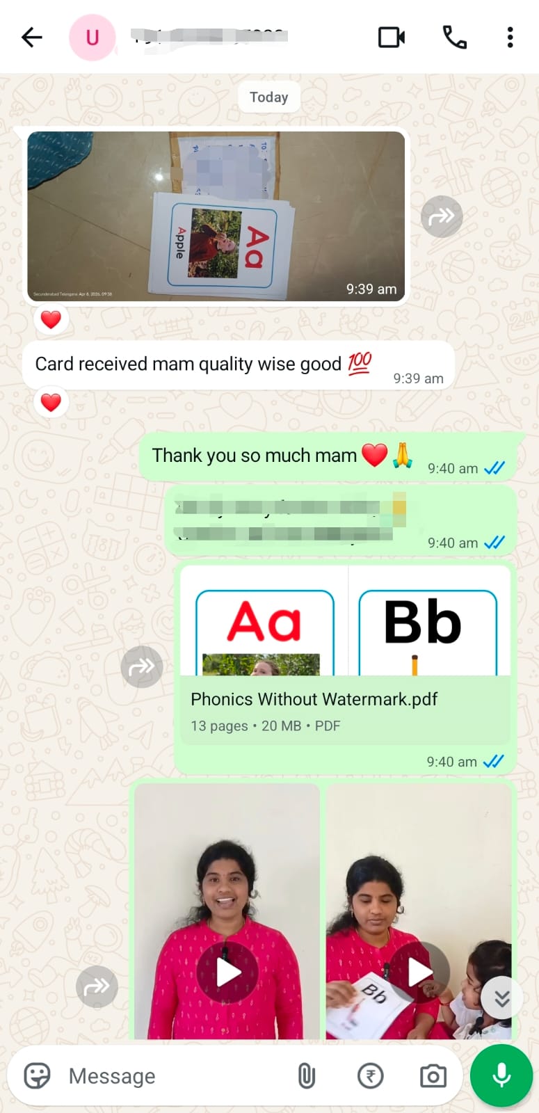 Customer review