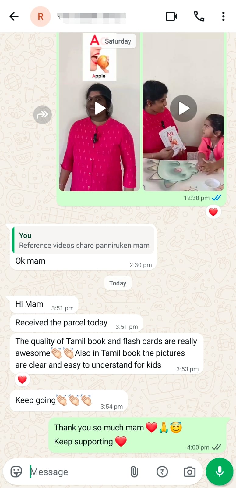 Customer review