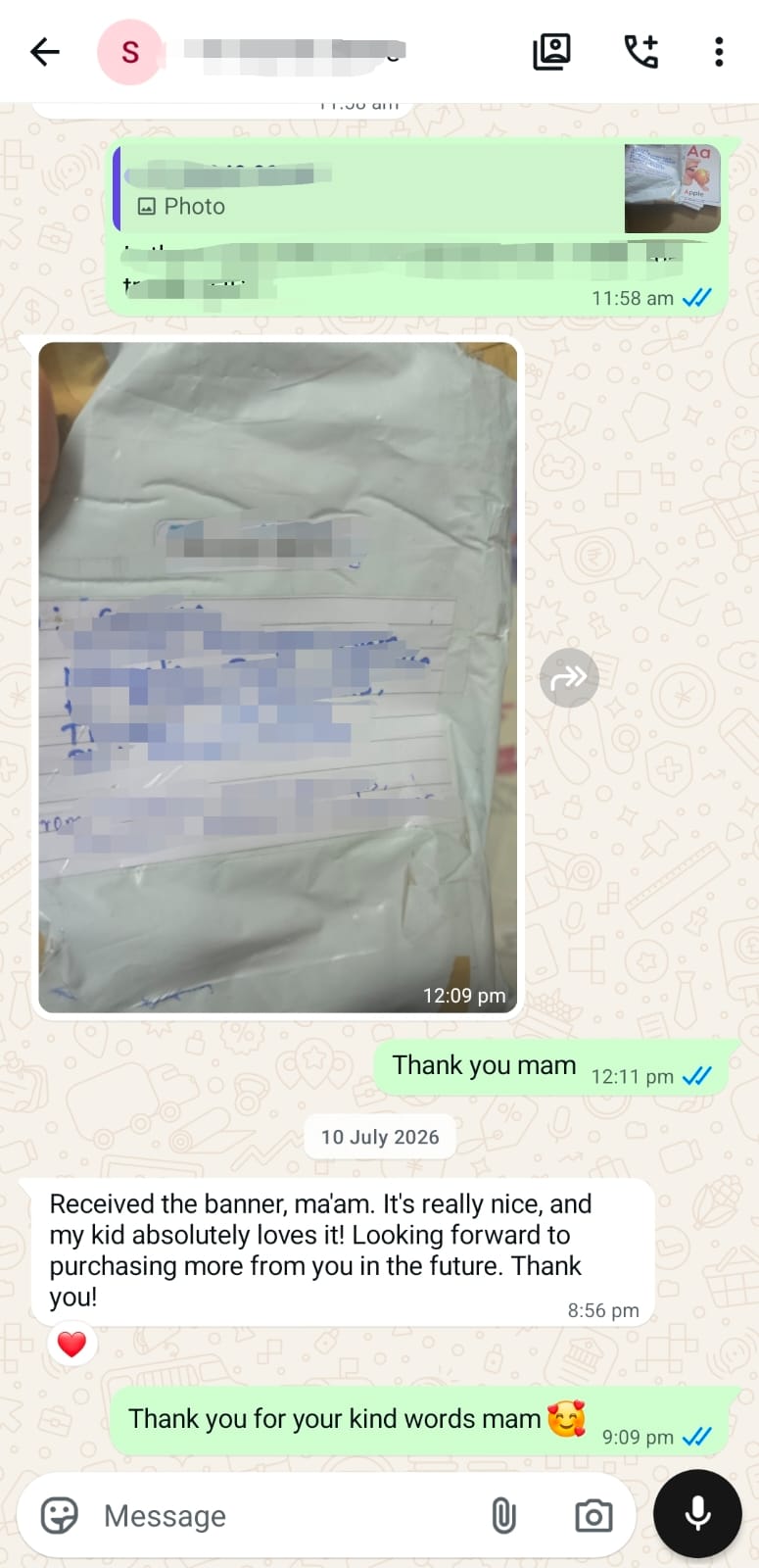 Customer review